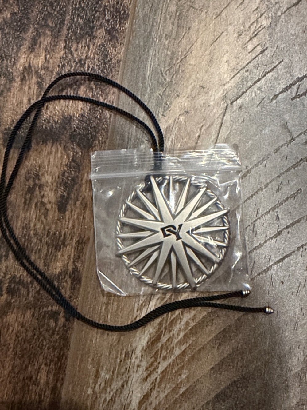 David Yurman Silver Tone North Star Limited Edition Ornament Pendant